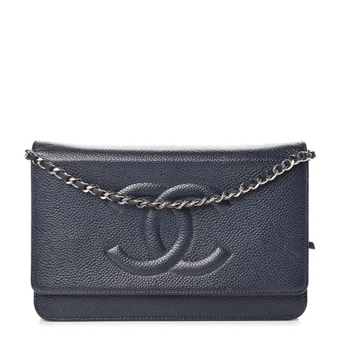 chanel patent caviar timeless cc wallet on chain|CHANEL Caviar Timeless CC Wallet on Chain WOC Navy Blue .